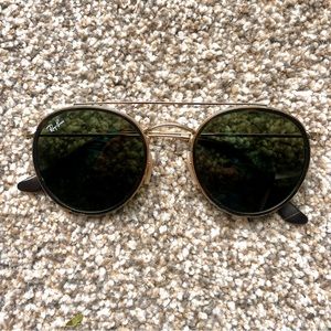 Ray-Ban Double Bridge Round Sunglasses